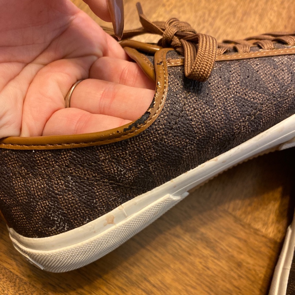 Michael kors shoes size 7 brown/gold - Picture 3 of 8